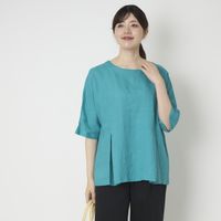 TUTIE./リネンのタックプルオーバー